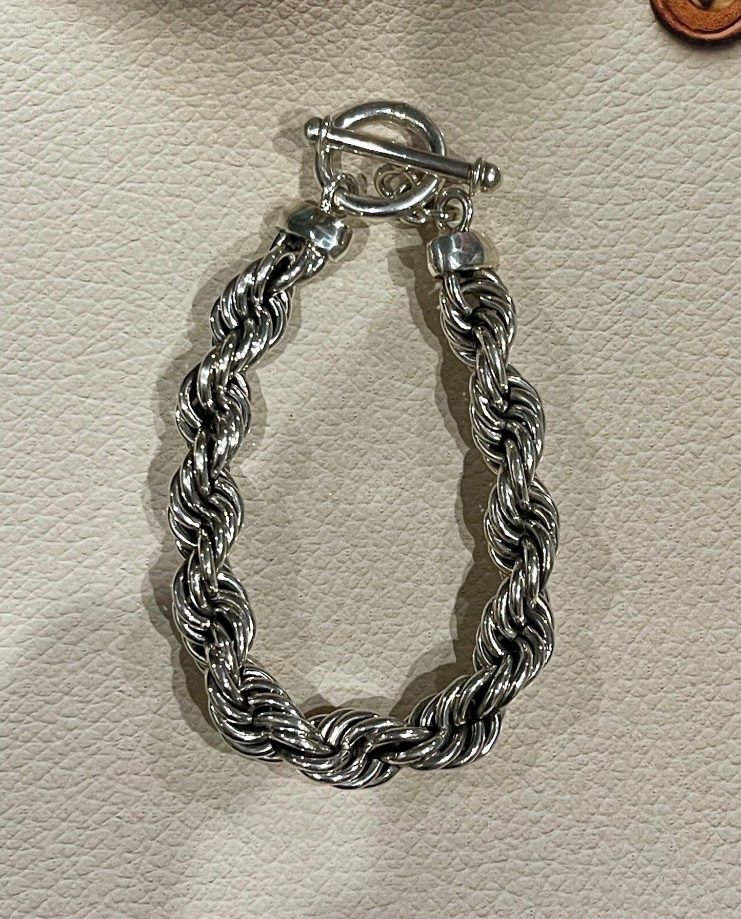 9mm 7” rope cable toggle bracelet