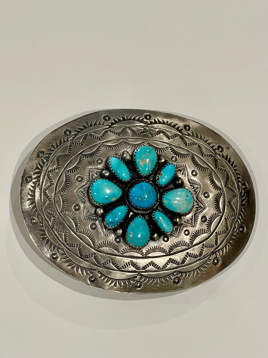 Turquoise Cluster Buckle