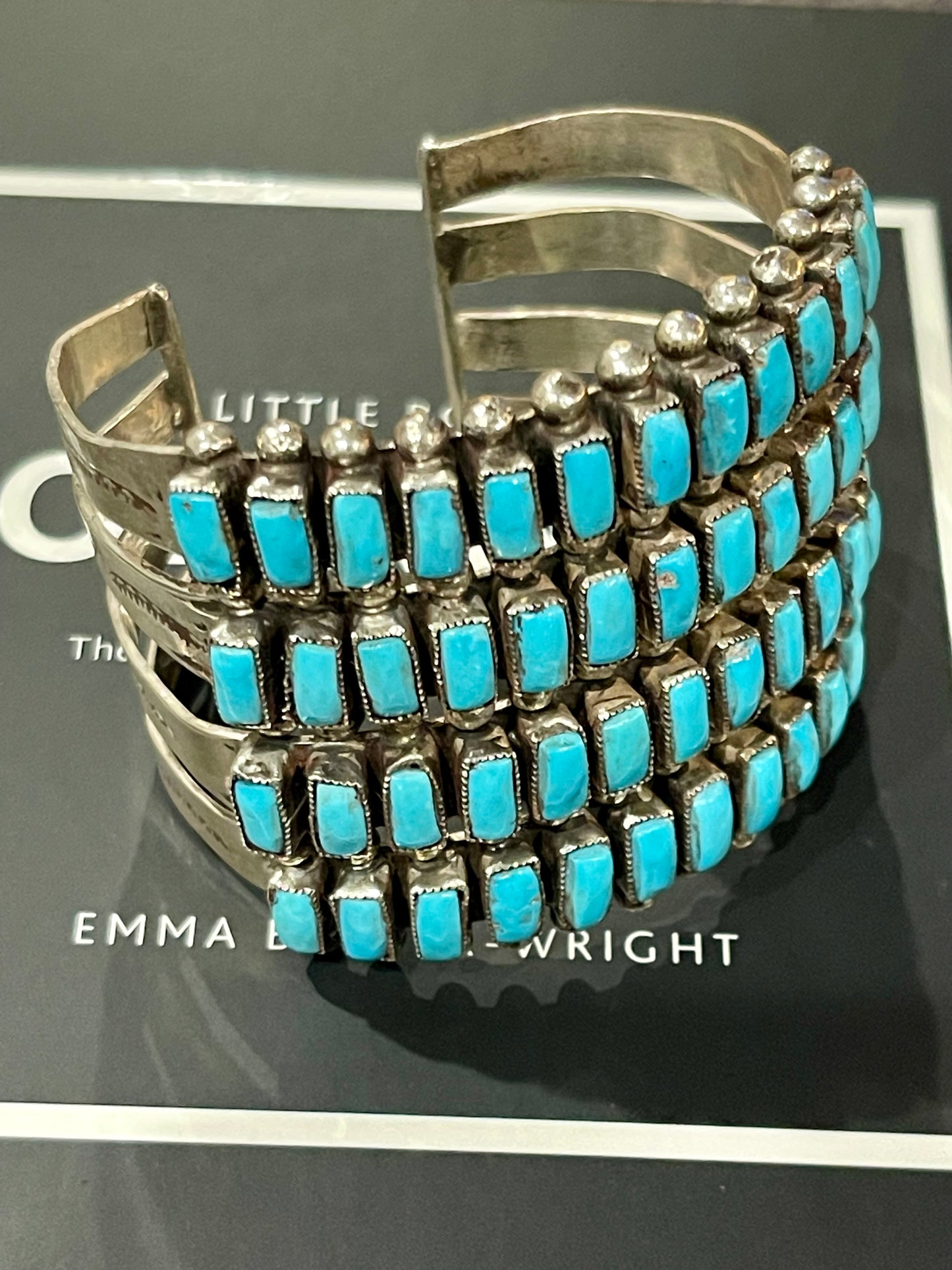 4 Row Vintage Turquoise Cuff