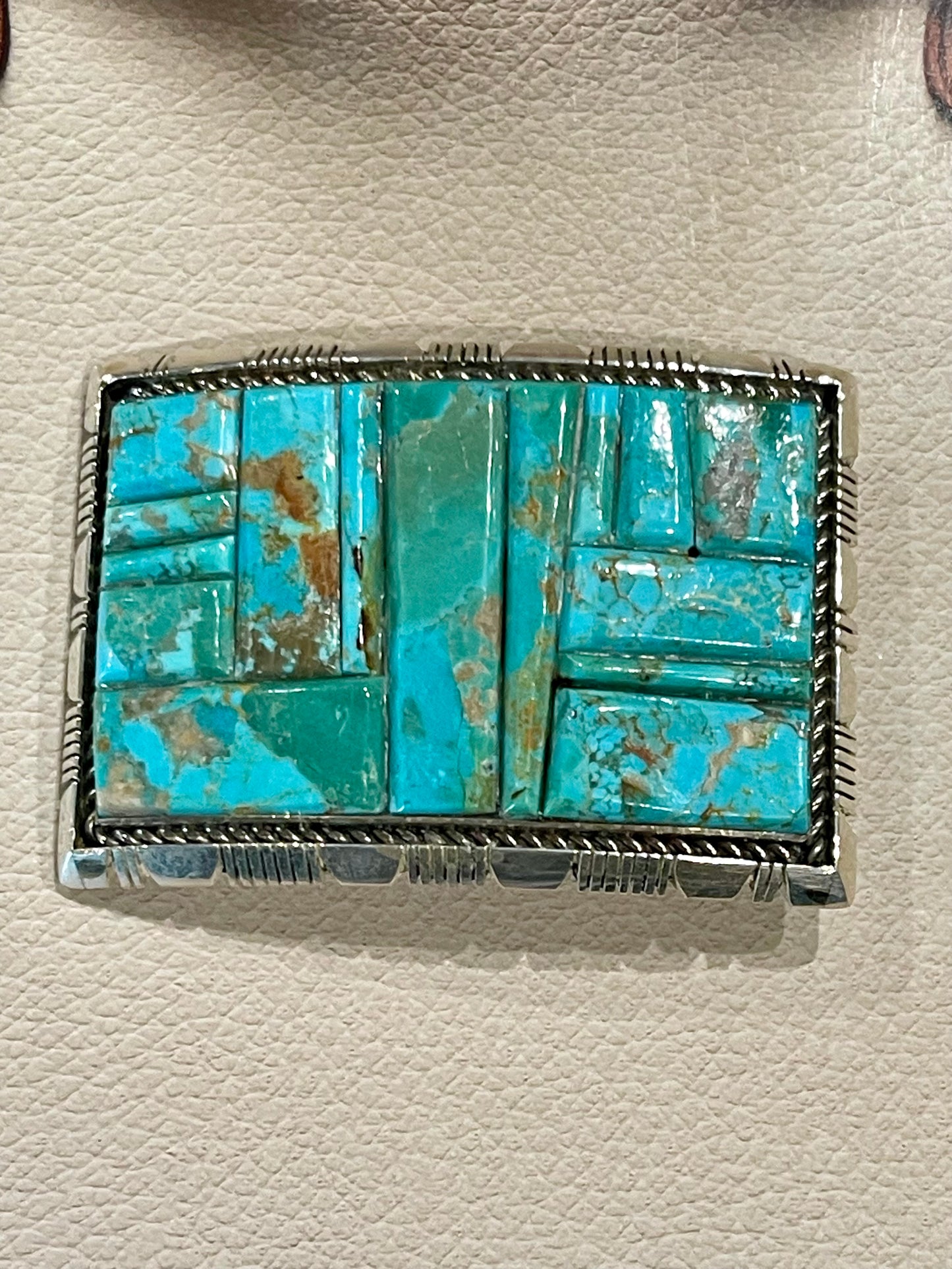 Turquoise Inlay Buckle