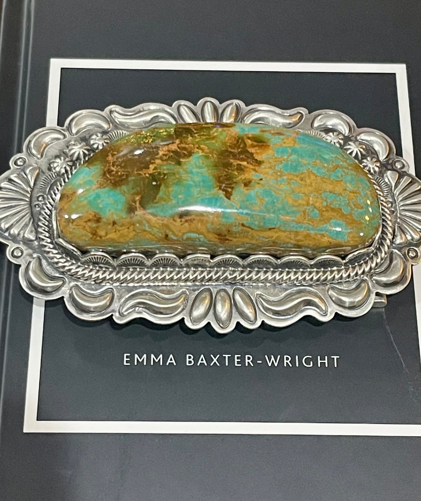 Amazing SHOWSTOPPER Turquoise Buckle