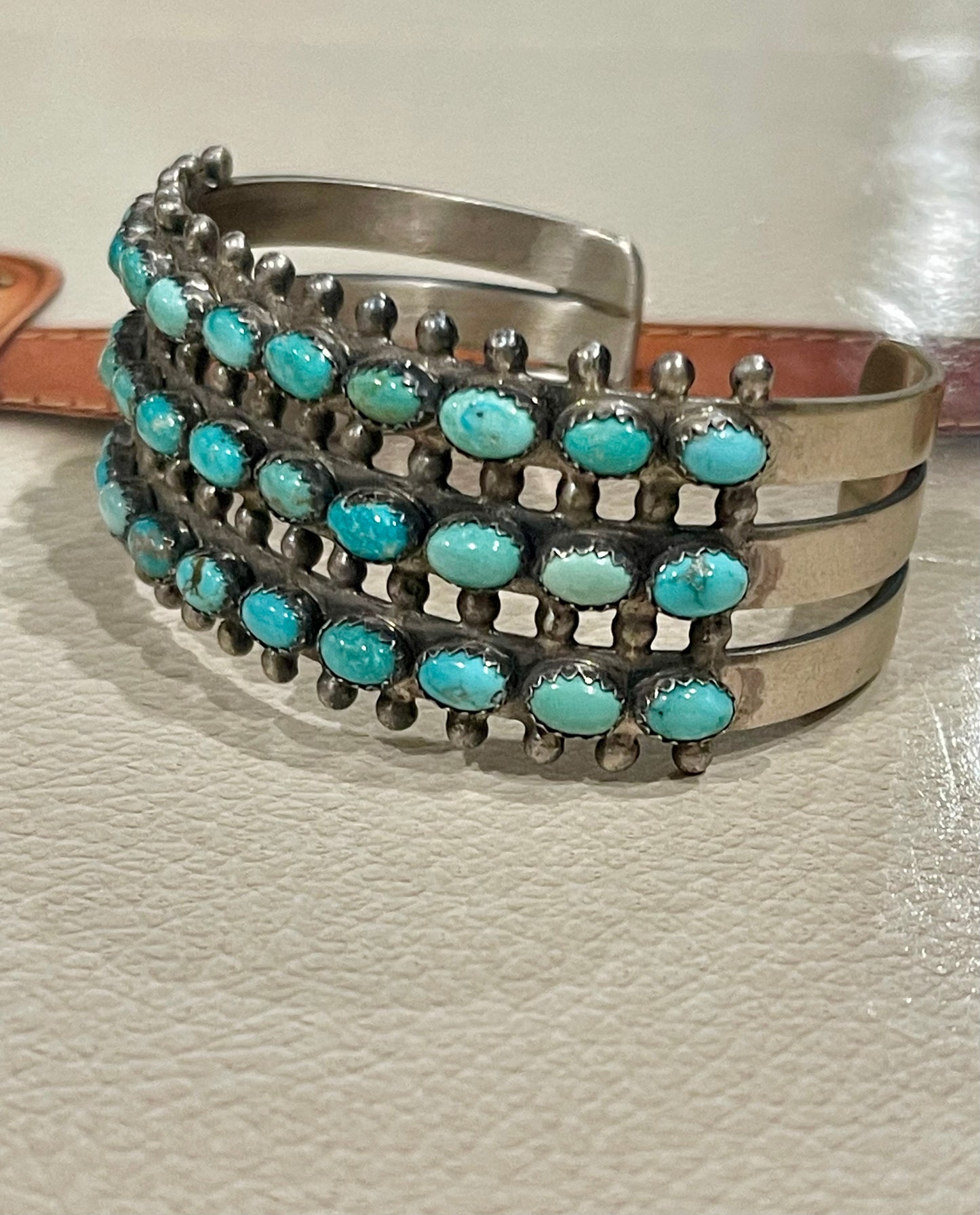 3 Row Turquoise Paul Cuff