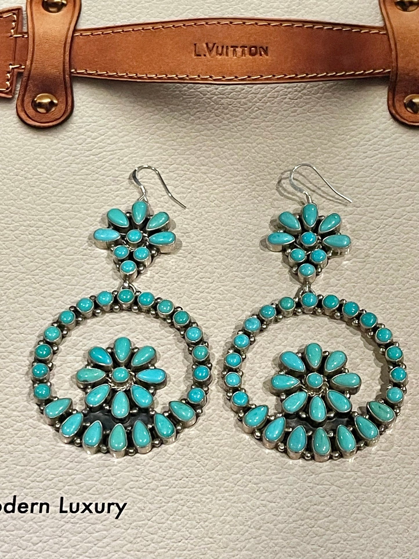 Turquoise Statement Earrings