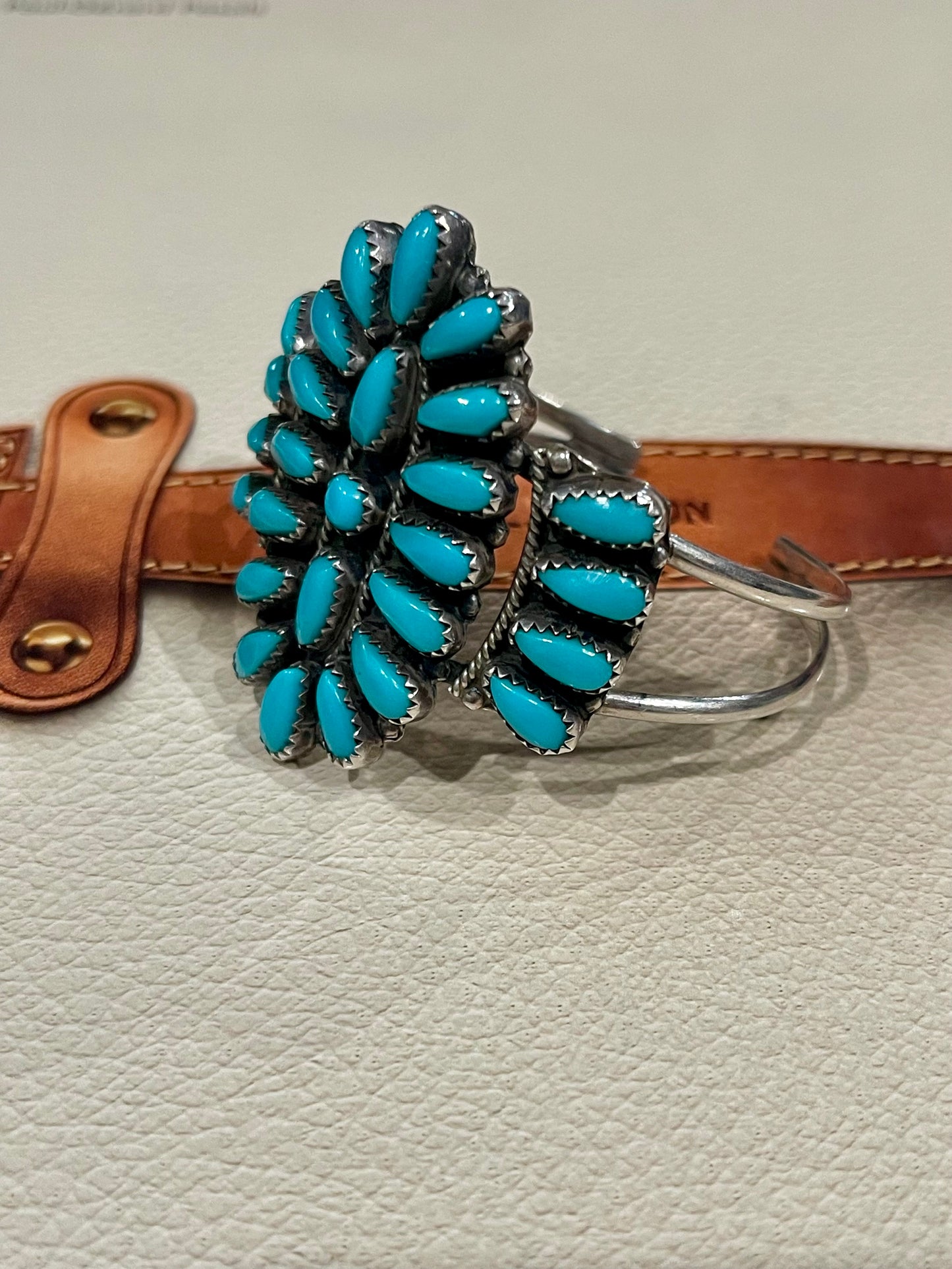 Turquoise Cluster Cuff