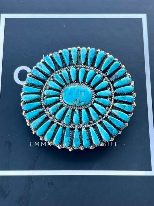 Turquoise Cluster Buckle