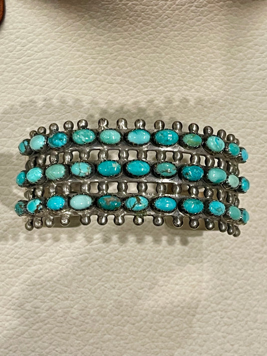 3 Row Turquoise Paul Cuff