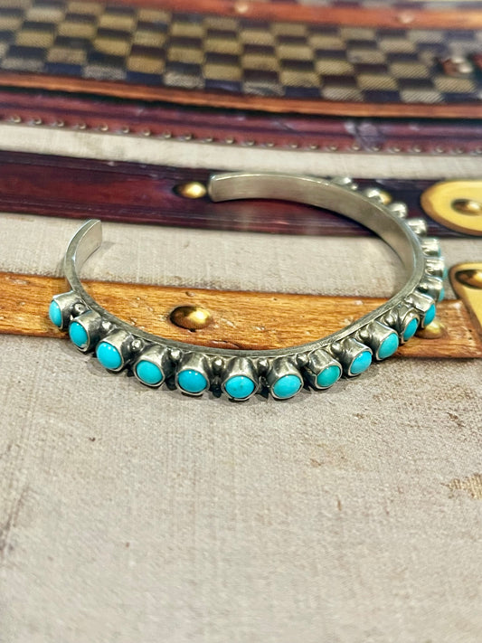 Turquoise Multi Stone Cuff