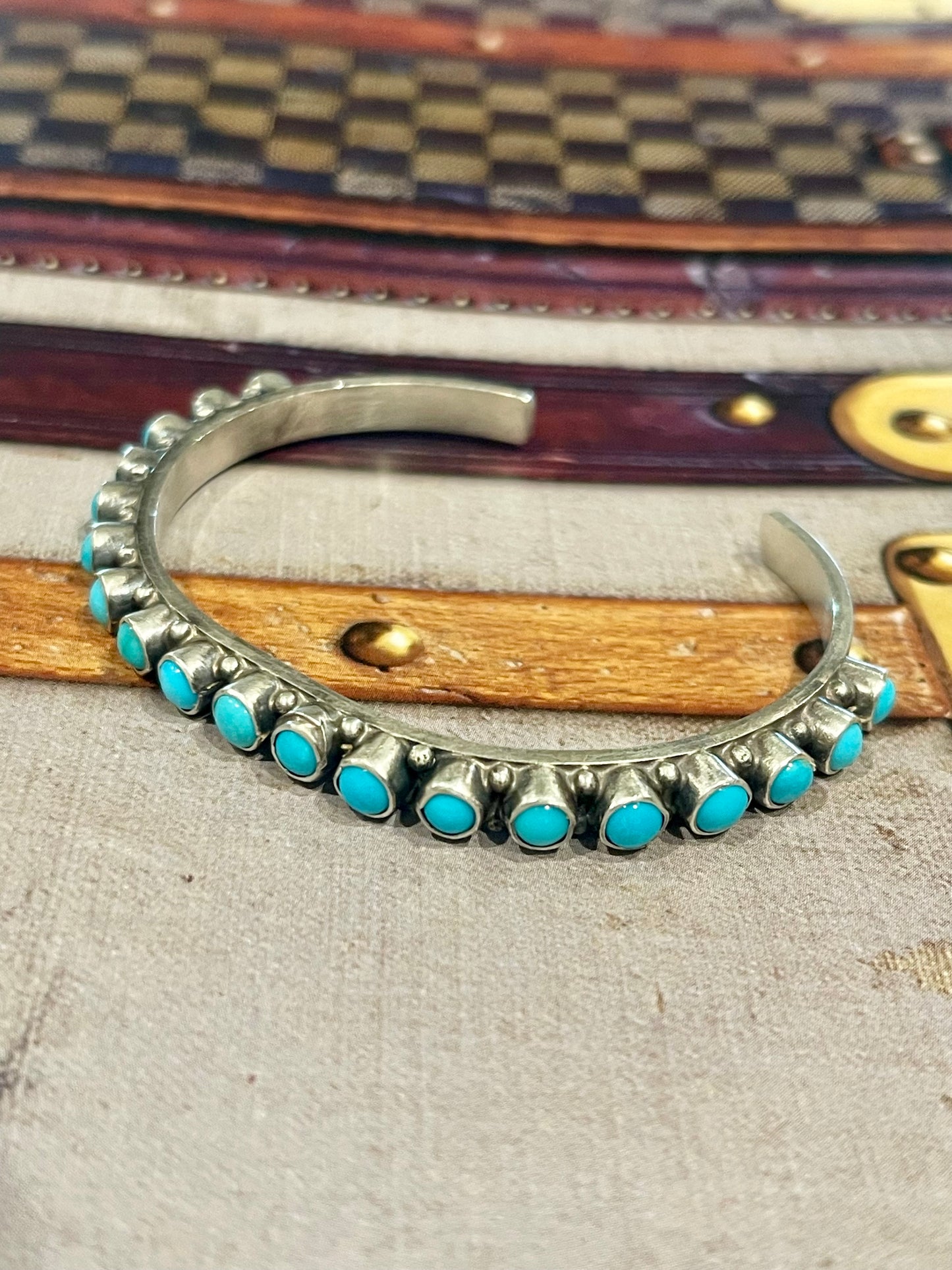 Turquoise Multi Stone Cuff