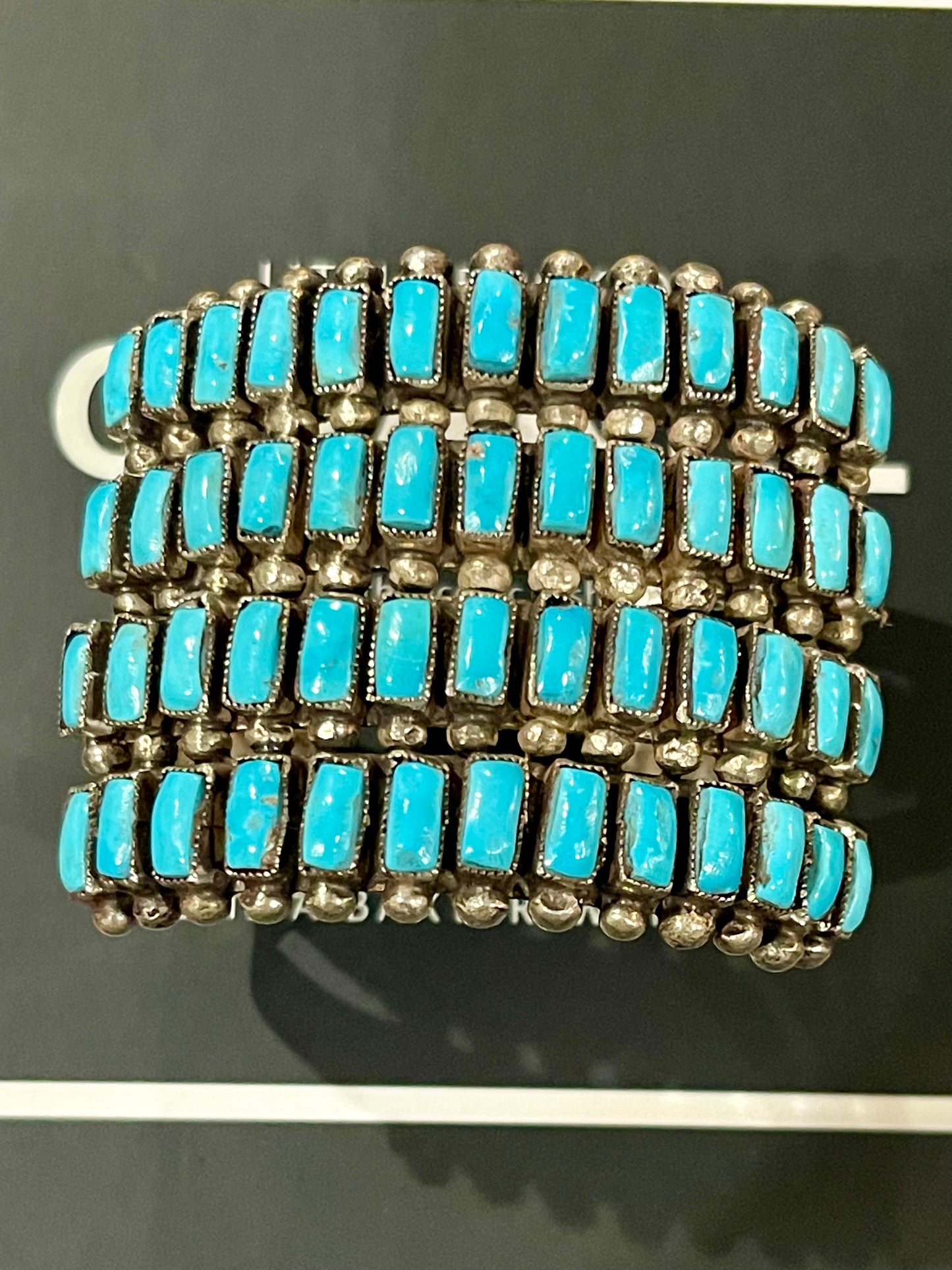 4 Row Vintage Turquoise Cuff