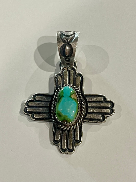 Sonoran Gold Zia Pendant