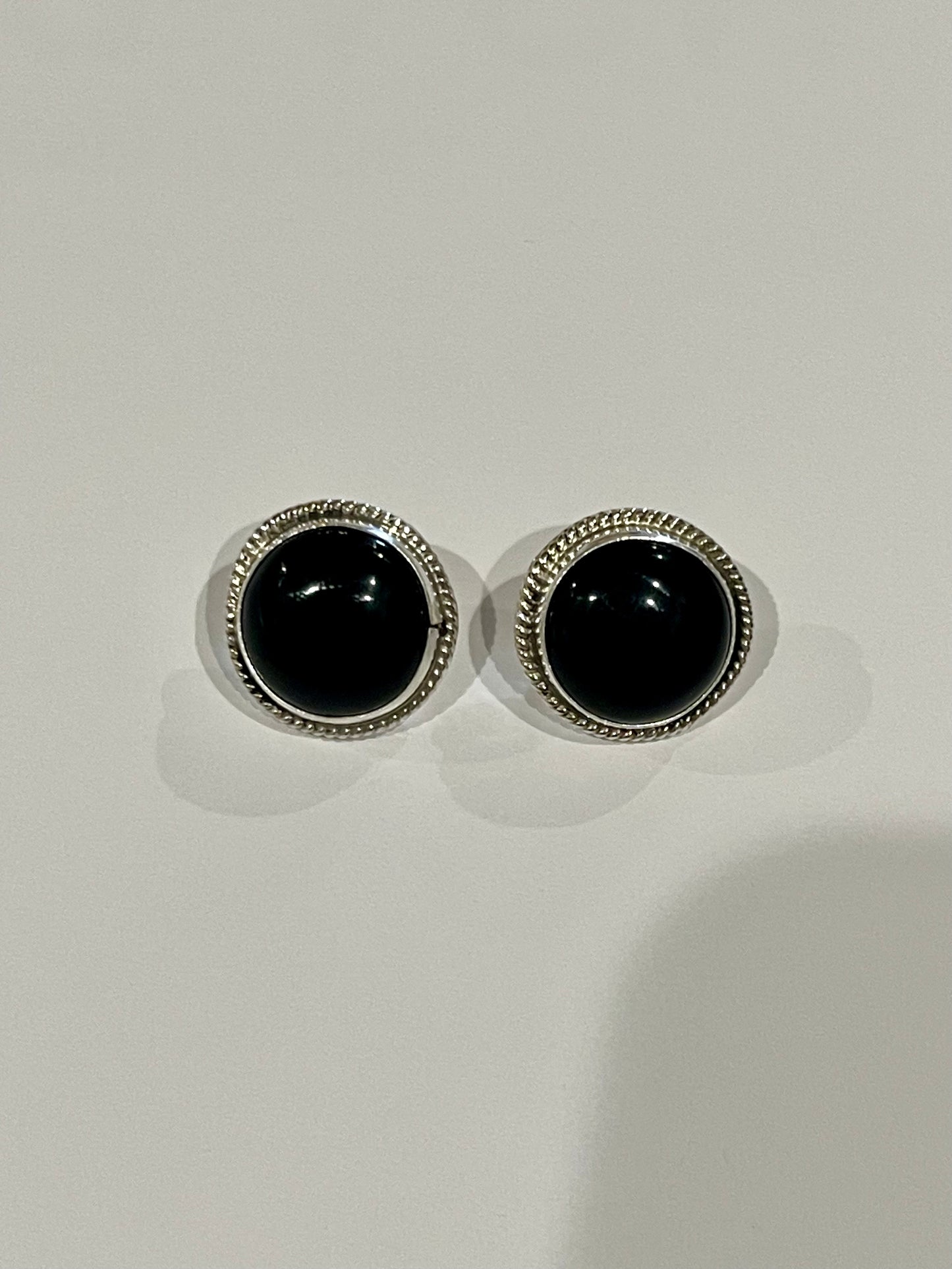 Onyx Round Studs