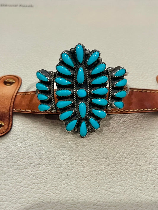 Turquoise Cluster Cuff