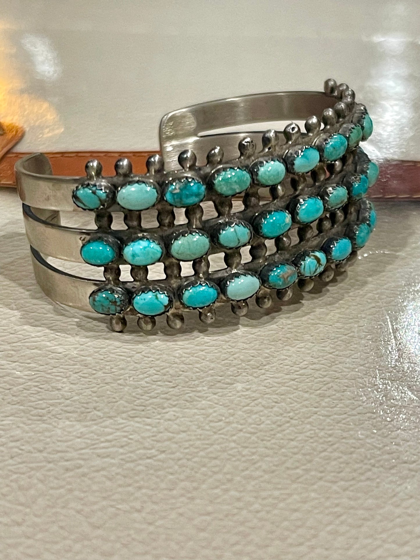 3 Row Turquoise Paul Cuff