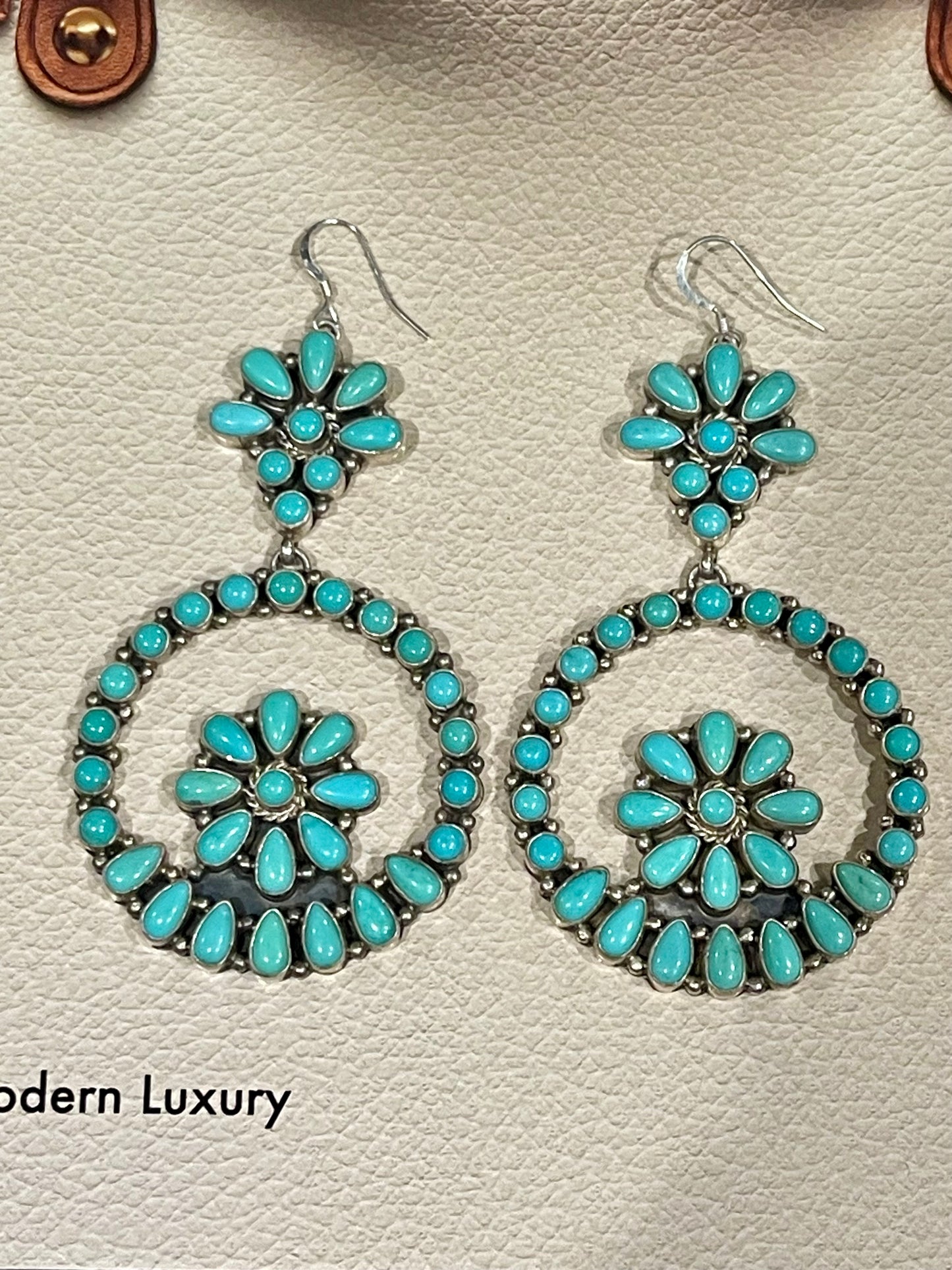 Turquoise Statement Earrings