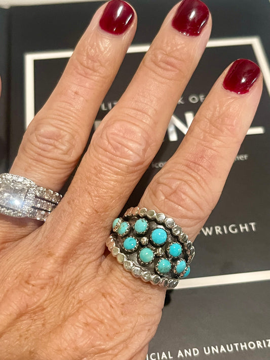 Multi Stone Turquoise Ring